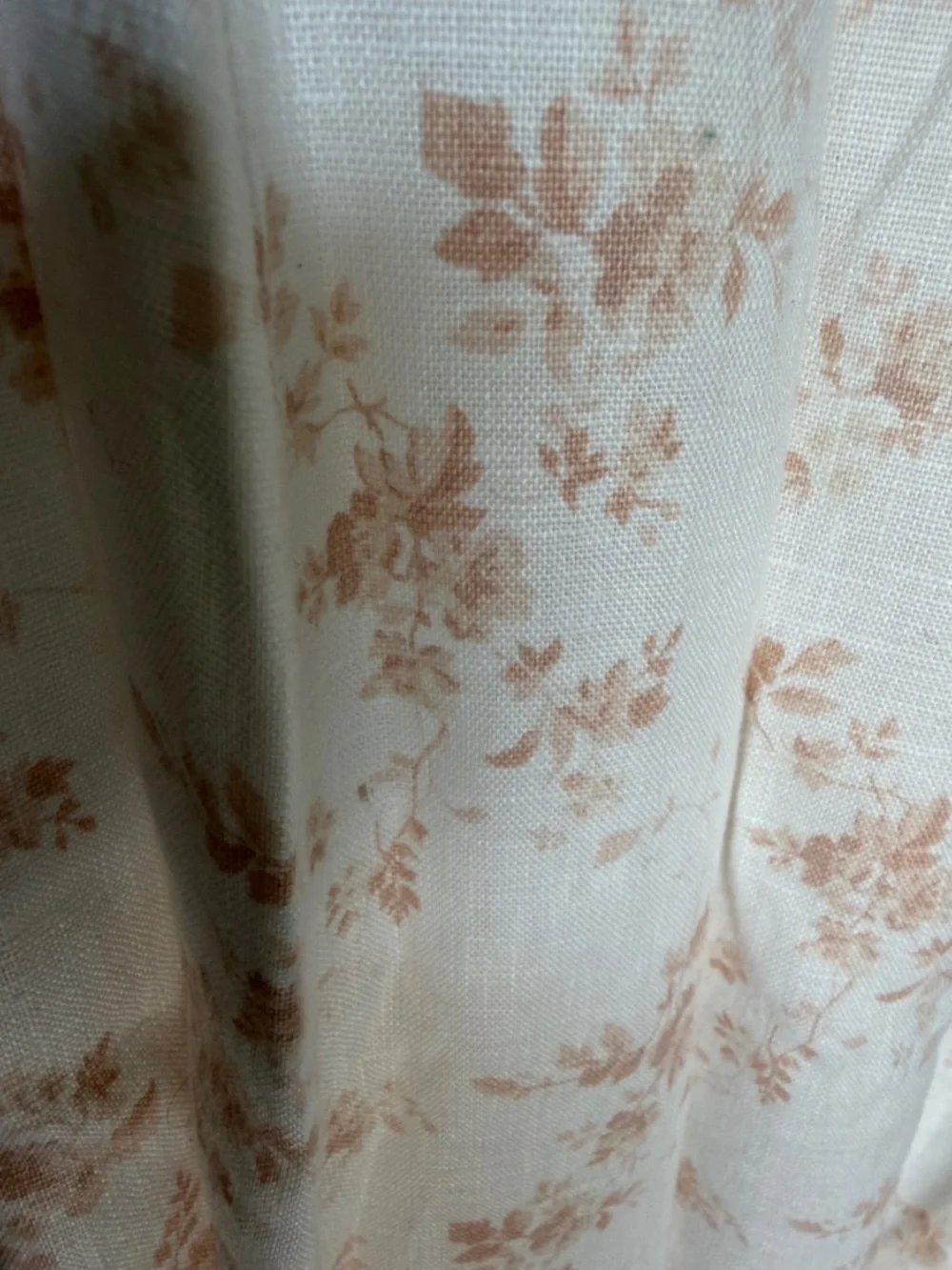 Reformation Palm Linen Set Skirt and Top Floral Print